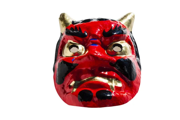 Japanese Demon Mask Background — Stock Photo, Image