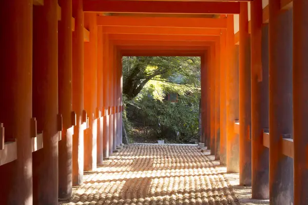 日本传统木门 — 图库照片