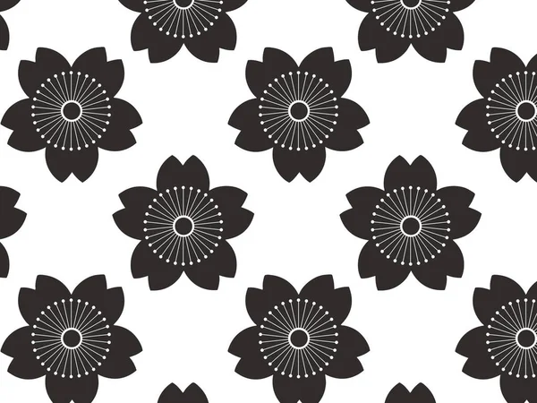 Abstracte Decoratieve Bloemen Ornament Naadloze Patroon Achtergrond — Stockfoto
