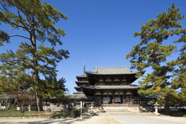 Kyoto, Japonya: Kyomizu 'nun güzel manzarası - Kyoto, Japonya' daki dera tapınağı