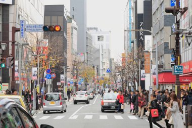 Japonya 'daki şehir trafiği