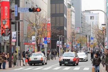 Japonya 'daki şehir trafiği