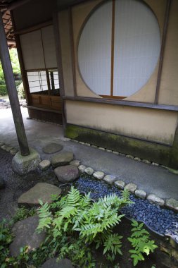old traditional japanese house in the village 