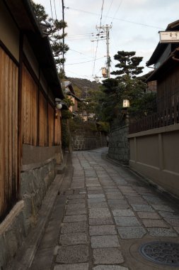 Kyoto 'nun ünlü geleneksel mimarisi, Japonya.