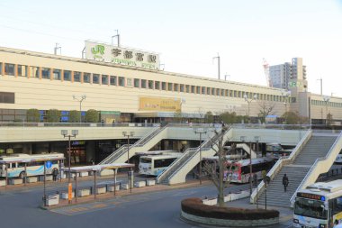 Utsunomiya Tren İstasyonu, Tochigi Japonya