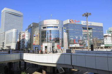 Utsunomiya şehir merkezi, Tochigi Bölgesi, Japonya