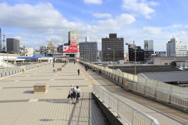 Tokyo şehri gündüz görünümü, Japonya