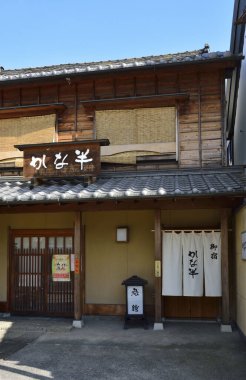 Japonya 'daki güzel Japon evi.