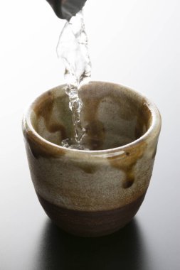 Japon likörüne yakın çekim