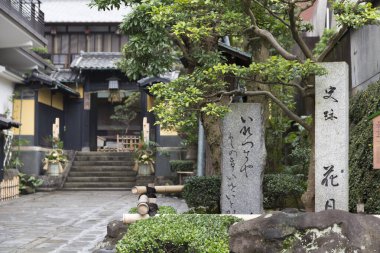 Süslü tapınak kapısı tasarımı, Japonya, Asya