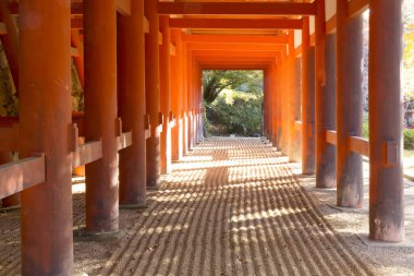Japonya 'da geleneksel ahşap kapı