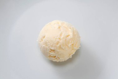 Dondurma topu yakın çekim görüntüsü