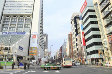 Güzel şehir manzarası, modern şehir konsepti