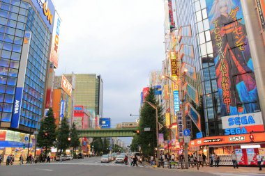 Kyoto, Japonya 'nın manzarası.