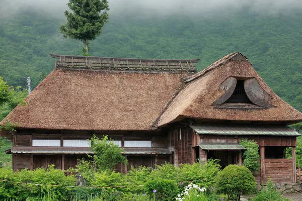 Altes Traditionelles Haus Dorf Japan — Stockfoto
