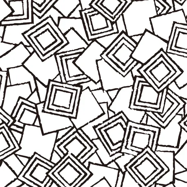 Abstract Naadloos Patroon Met Geometrische Elementen — Stockfoto