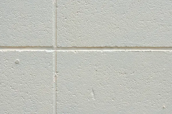 Blanc Peint Mur Briques Texture Fond — Photo