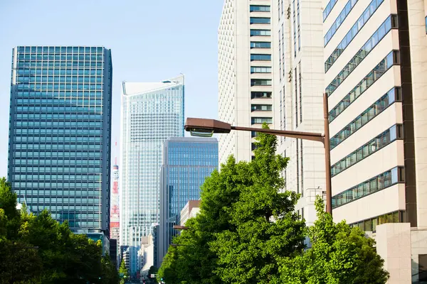 日本の東京シティスカイライン — ストック写真