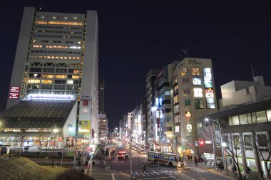 Güzel şehir manzarası, modern şehir konsepti