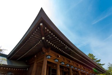 Kyoto, Japonya 'daki geleneksel Japon evi.