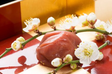 Çiçek açan erik turşusu