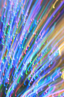 Renkli ışıklarla soyut arkaplan.       