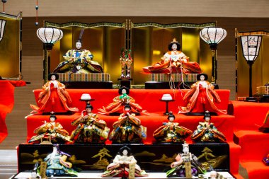 Japonya 'daki eski güzel Hina bebekleri