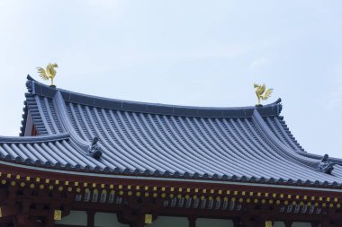 Eski bir Japon tapınağının büyüleyici görüntüsü