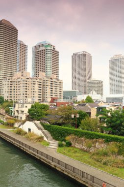 Şehir silüeti. Tokyo, Japonya.