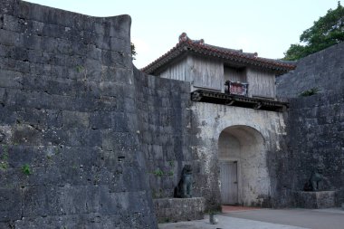 Japon şehrinin geleneksel tarihi mimarisi