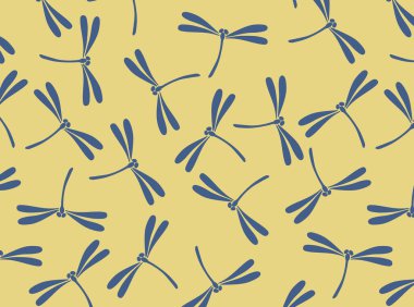 Kusursuz yusufçuk deseni, vektör çizimi