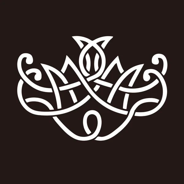 Traditionell Japansk Familj Krön Logotyp Illustration — Stockfoto