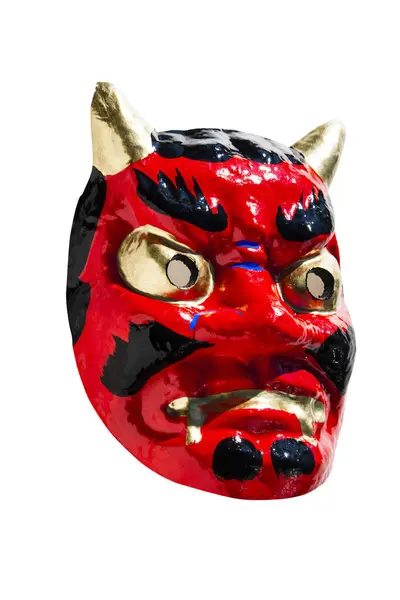 Japans Demon Masker Achtergrond — Stockfoto