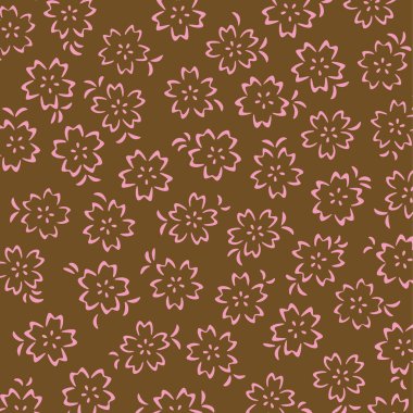 Çiçekli, kusursuz bir duvar kağıdı. 