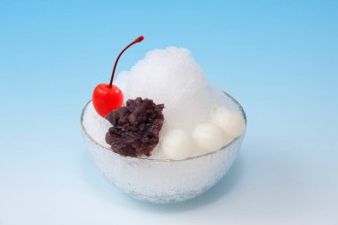 Dondurma tatlısına yakın çekim