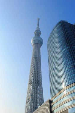 Tokyo kulesi, Japonya gökyüzü manzarası