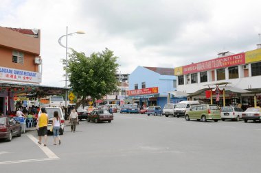 Kuah Town, Langkawi, Malezya 'da sokak manzarası