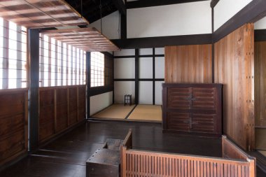 Tokyo, Japonya 'daki Japon evi ve geleneksel Japon mimarisi.