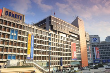 güzel şehir silueti, modern şehir konsepti arka planı