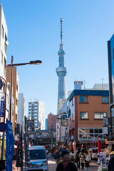 Tokio Skytree Obserwatorium Wieża Mieście — Zdjęcie stockowe