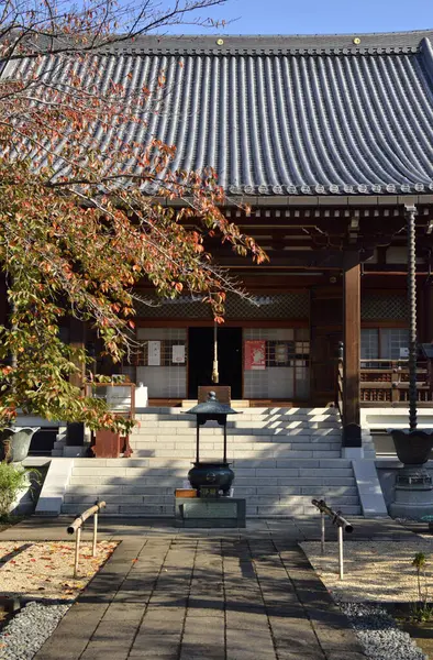 stock image Scenic shot capturing the beauty of an ancient Japanese shrine