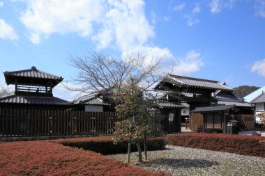 Japonya 'daki Asya tapınağının tarihi manzarası