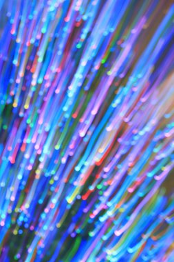 Kutlama arka planı için soyut renkli bokeh ışıkları       