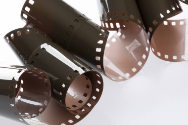 Arkadaki Analog film şeritlerini kapat