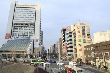 Güzel şehir manzarası, modern şehir konsepti