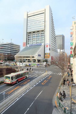 Güzel şehir manzarası, modern şehir konsepti