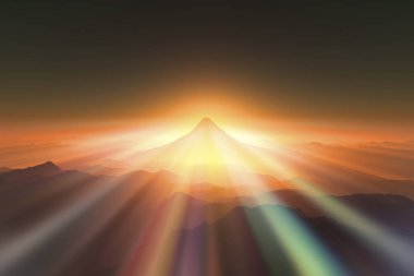 Fuji Dağı 'nın doğuşu