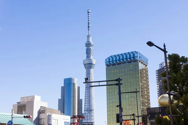 stock image Tokyo Skytree observatory tower in the city