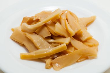 Japon eriştesi için bambu turşusu.