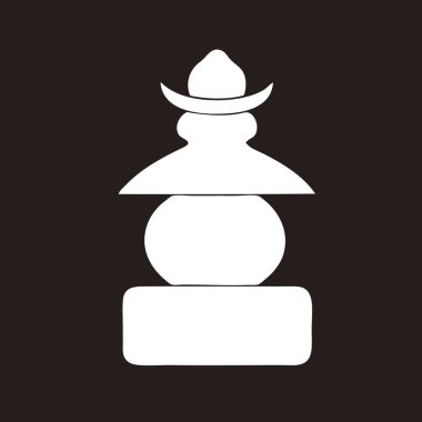 Geleneksel Japon aile arması illüstrasyonu